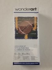 WonderArt Latch Hook Kit Touchdown Wall Hanging 426188 Football New Sealed