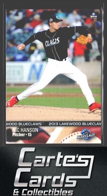 Nic Hanson 2013 Brandt Lakewood BlueClaws #11