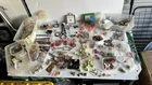 Vintage Costume Jewelry Craft Lot Mixed Beads Necklaces Bracelets Earrings