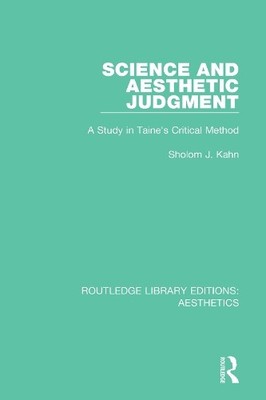 Science and Aesthetic Judgement - 9781138670525