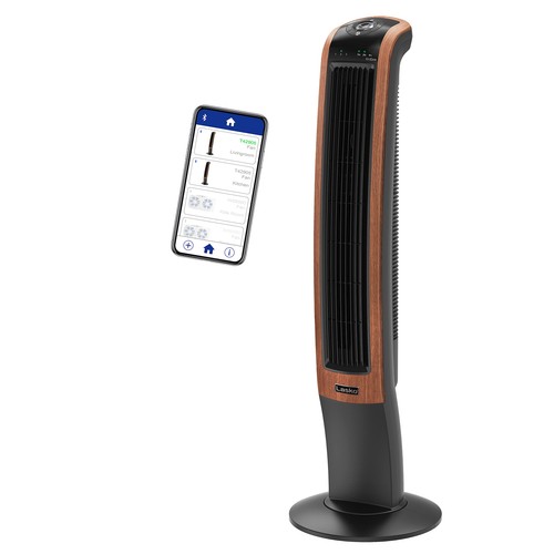 Oscillating Wind Curve Tower Fan, Bluetooth Technology, 3 Quiet Speeds, for B...