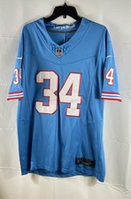 Nike Men's Houston Oilers Earl Campbell Football Jersey Light Blue Sz S