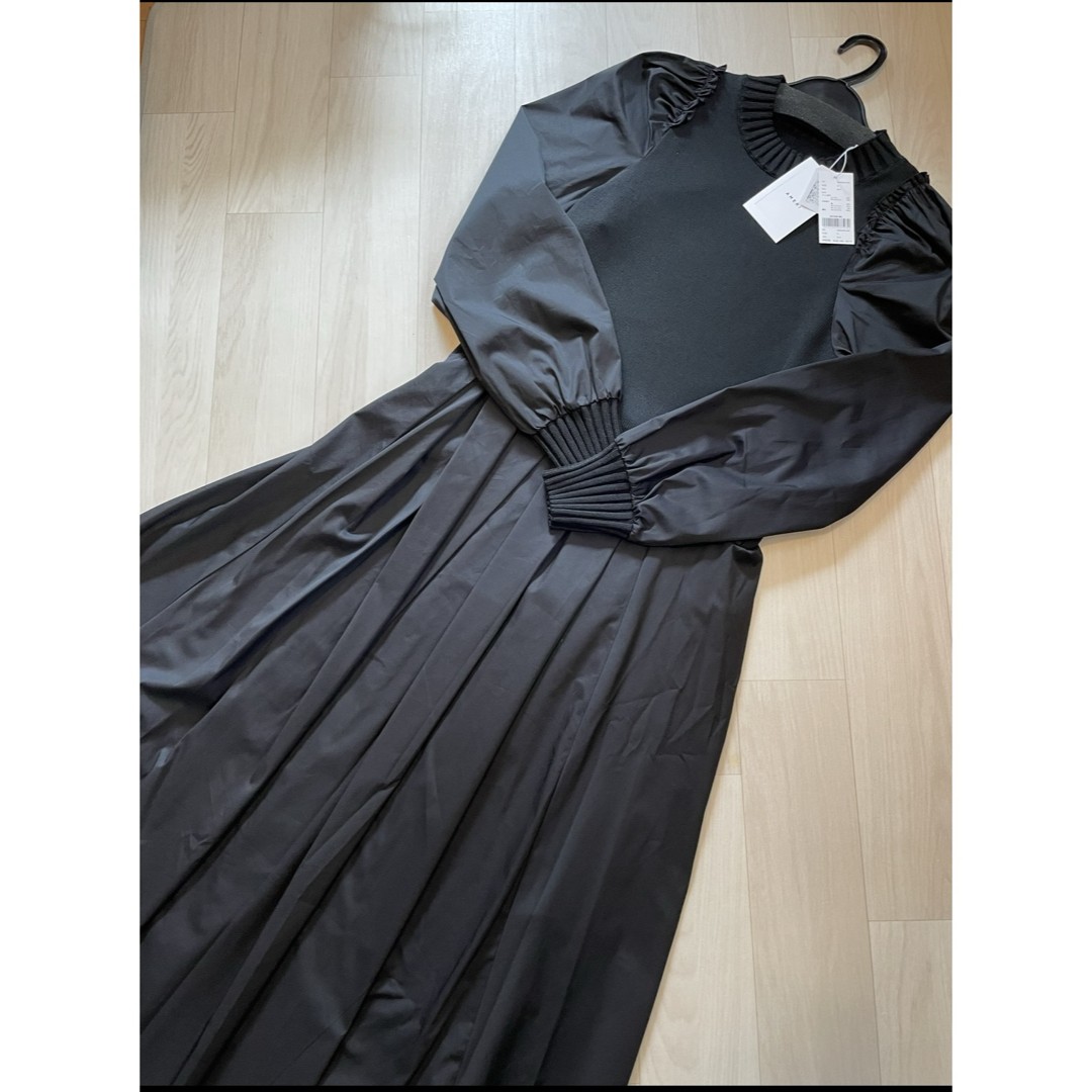 Ameri New KNIT DOCKING VOLUME DRESS - image 9