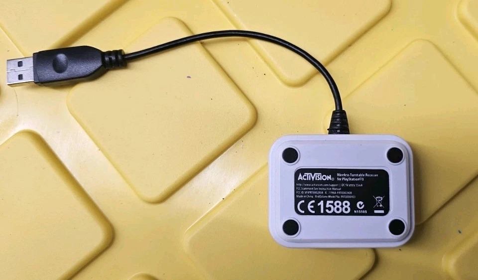 DJ Hero White Wireless Turntable Receiver Dongle PS3 Playstation 3  Tested Works - Image 2 of 4