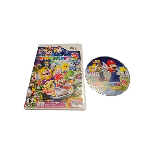Mario Party 9 (Nintendo Wii, 2012) No Manual, Light Scratching, tested/working