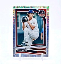 #/49 Xavier Neyens Mojo Prizm 2024 Panini USA Stars & Stripes 129 RC Astros SP