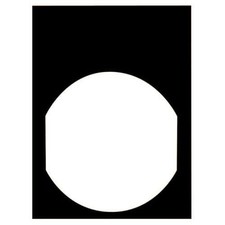 1pc SCHNEIDER ELECTRIC ZBY42101 ENGRAVABLE LEGEND 30x40 BLACK