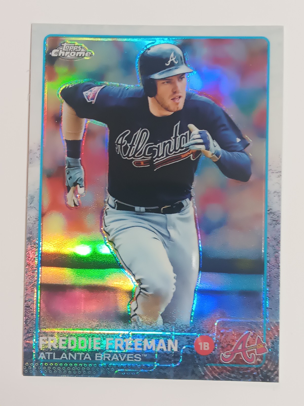 2015 Topps Chrome Freddie Freeman Refractor #105 Atlanta Braves LA Dodgers