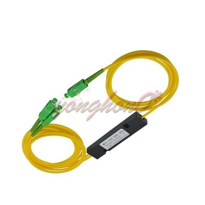 SC 1X2 PLC Singlemode Fiber Optical splitter FTTH PLC SCAPC NEW #as