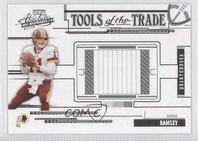 2005 Playoff Absolute Memorabilia Tools of the Trade Black Patrick Ramsey fm0