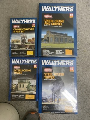 HO Walthers Scenic Building. All Four
