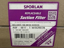 Sporlan Filtro Aspirazione Sostituibile con Schermo RSF-4817-T, 2-1/8 in.