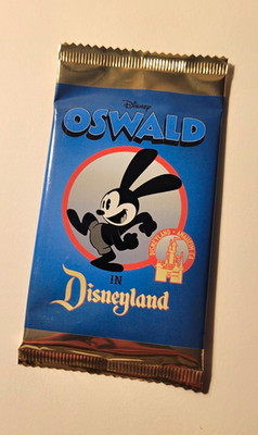 D23 LE Disney Oswald in Disneyland Sealed Trading Card Pack 2026 (4 Cards)