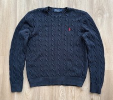 Polo Ralph Lauren Navy Blue Cable Knit Sweater
