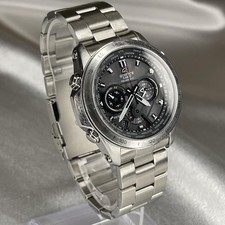 Orologio Casio Edifice EQW T1010 Cronografo Solare 44mm Acciaio Inox Unisex