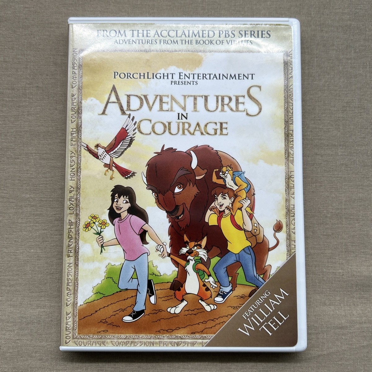 Adventures From The Book Of Virtues: Courage (DVD 1996) Family Tim