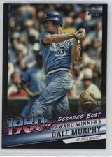 2020 Topps Update Decades Best Award Winners Black /299 Dale Murphy #DB-34 b6y