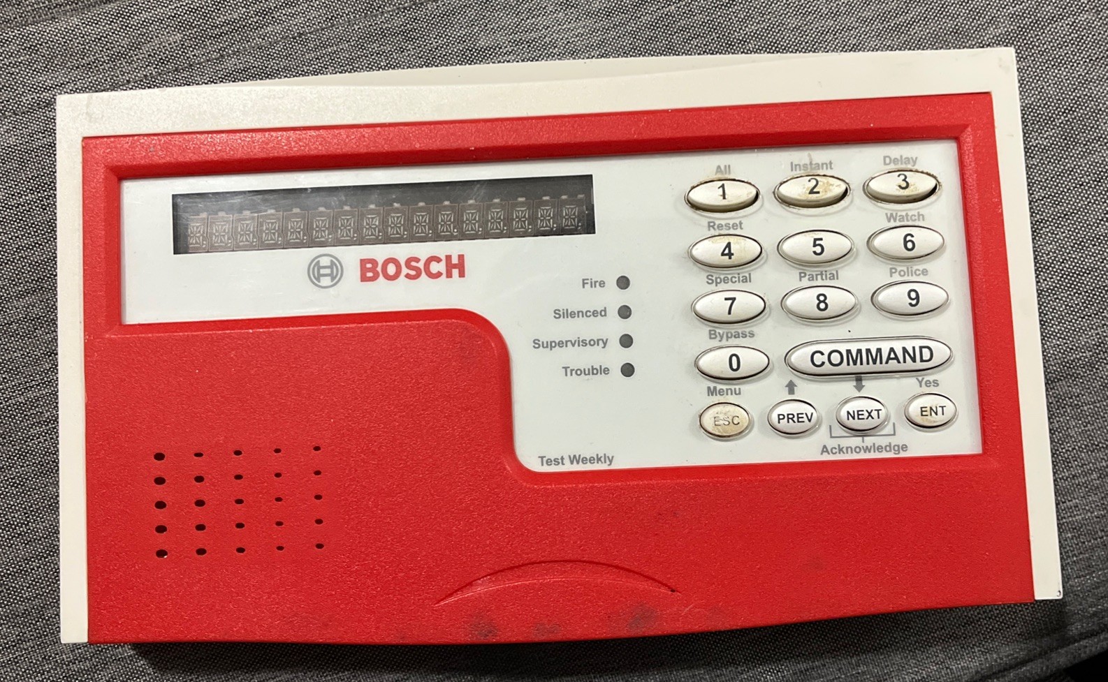 D1255RB | Bosch Fire Alarm Keypad / Annunciator with VFD Display