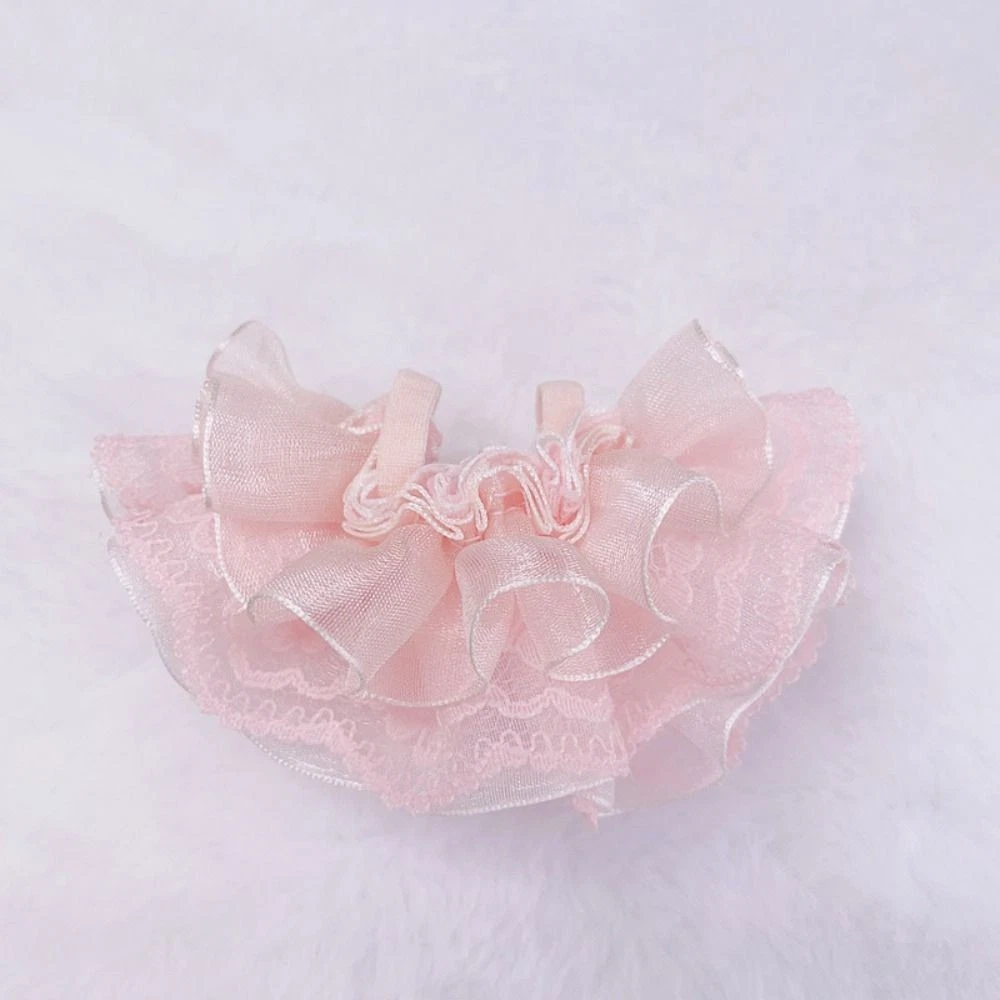 VETEMENTS Vestiti fai da te bambola vestito pizzo puff vestito ragazza bambola vestito cotone bambola vestito