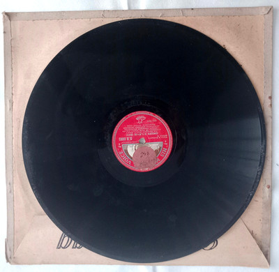 Cioconda de Vito, violin, Bach Violin Conc. His Master Voice 78 rpm, side 3 & 4