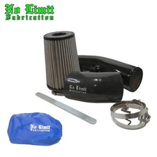 No Limit Black Cold Air Intake Dry w/Blue Pre-Filter For 11–16 6.7L Powerstroke