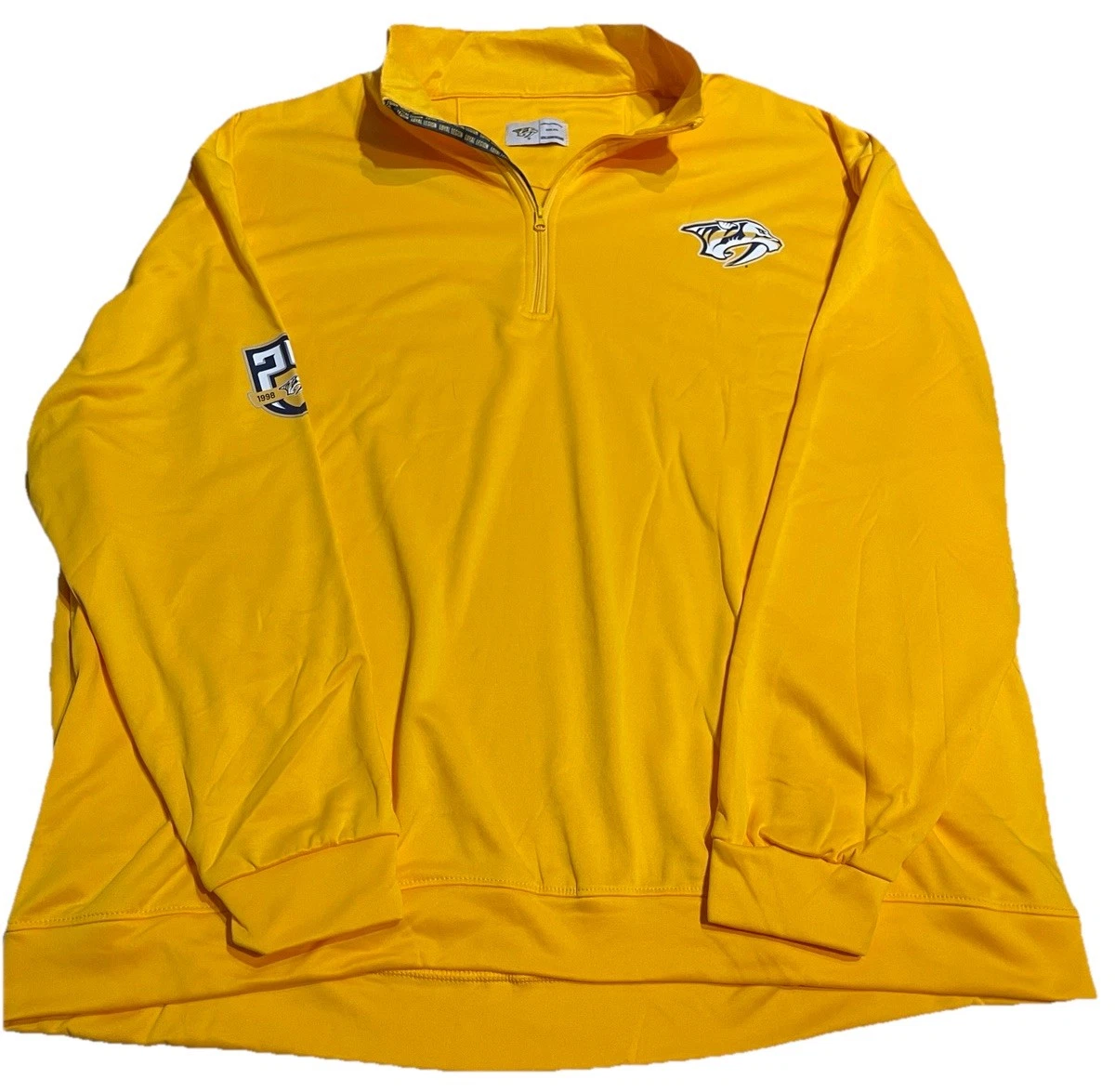 Sweat à Capuche NHL Nashville Predators, Adulte Taille XL, Couleur Jaune - Occasion