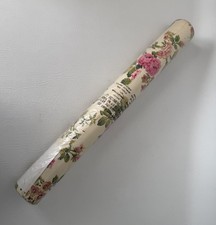 Vintage Wallpaper Roll Floral Pink Cabbage Ro...