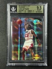 MICHAEL JORDAN BGS 9.5 1997-98 BOWMAN'S BEST #T2 TECHNIQUES ATOMIC REFRACTOR HOF