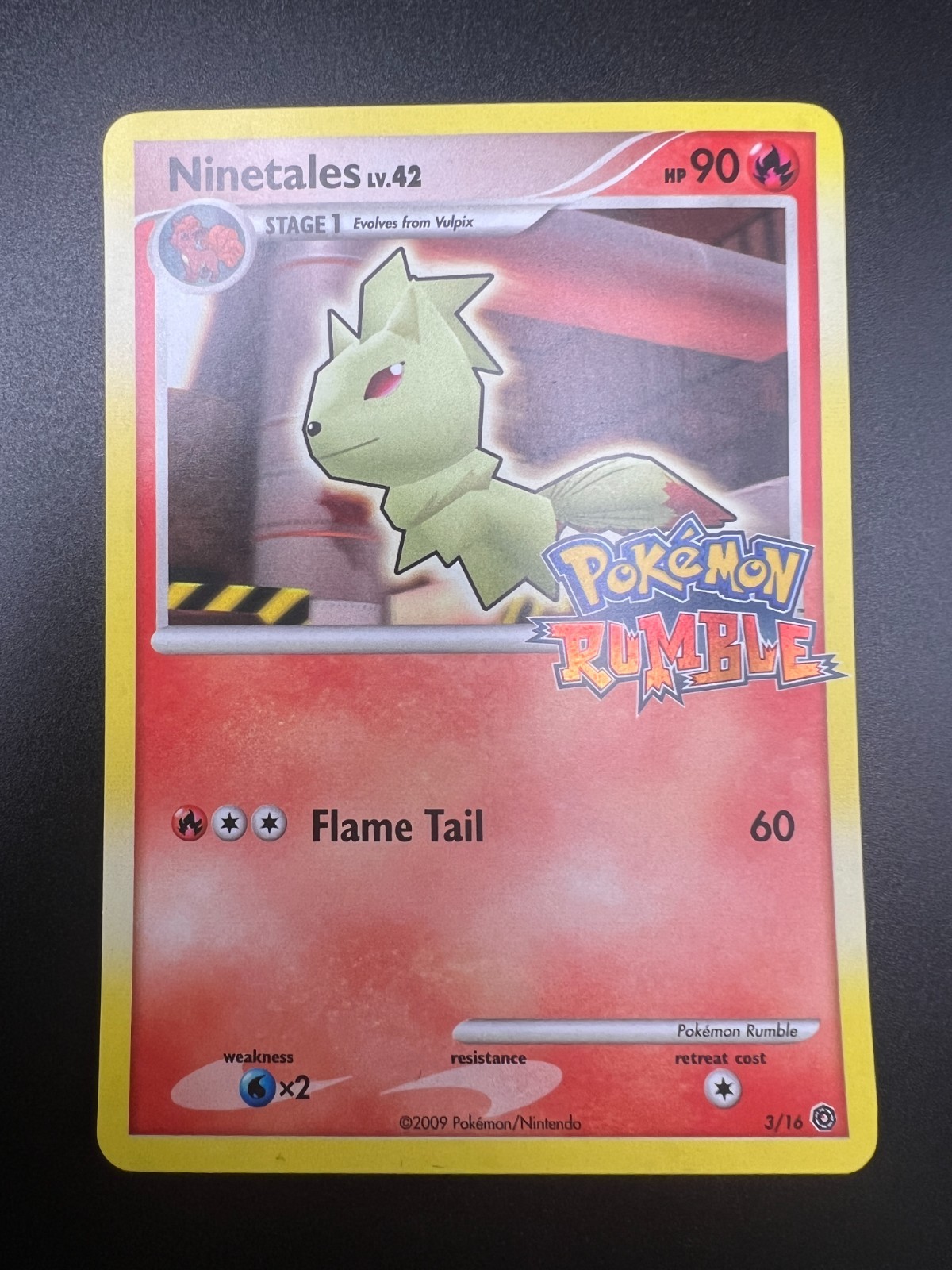 Ninetales - 3/16 - Pokemon Rumble Holo NM