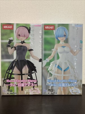 Re:Zero REM and RAM Cage Dress Ver. Exceed Creative Figure Set FuRyu
