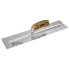 Kraft CFE231K 20"x4" Elite Five Star Carbon Steel Cement Trowel – Cork Handle