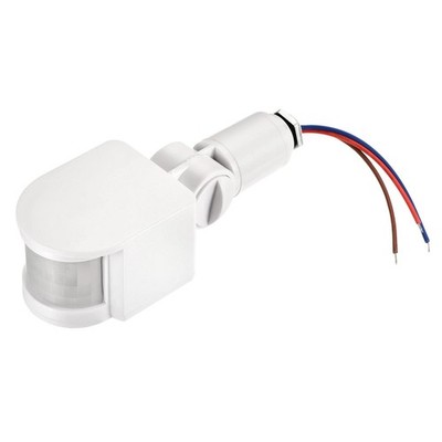 Bewegungsmelder Lichtschalter Infrarot Detektor AC110-240V weiß EIN/AUS