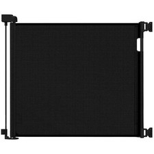 Veraste Retractable Baby  Pet Gate 33.6  x 71  - Black