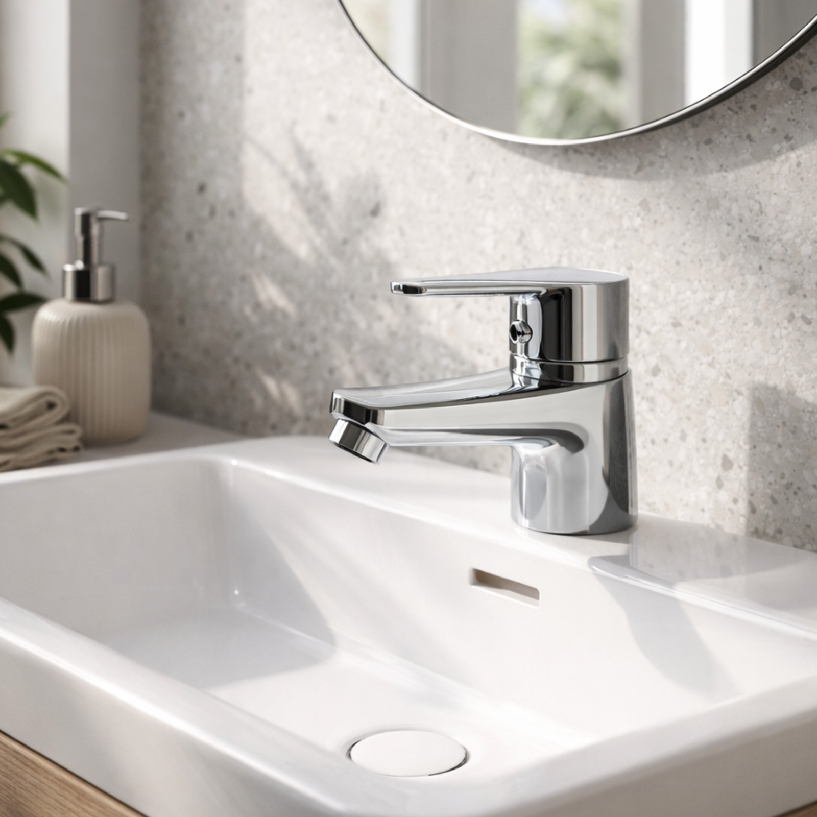 Urban Mono Basin Mixer Chrome