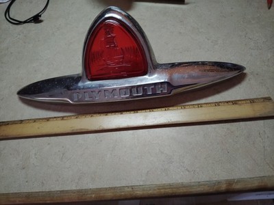 Plymouth Sedan 1940 S Special Stop Lamp Red Glass 16 Long USA Ships Design Rare