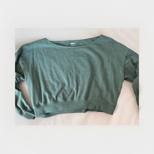 Hollister Womens Pullover Sweatshirt Green Si...