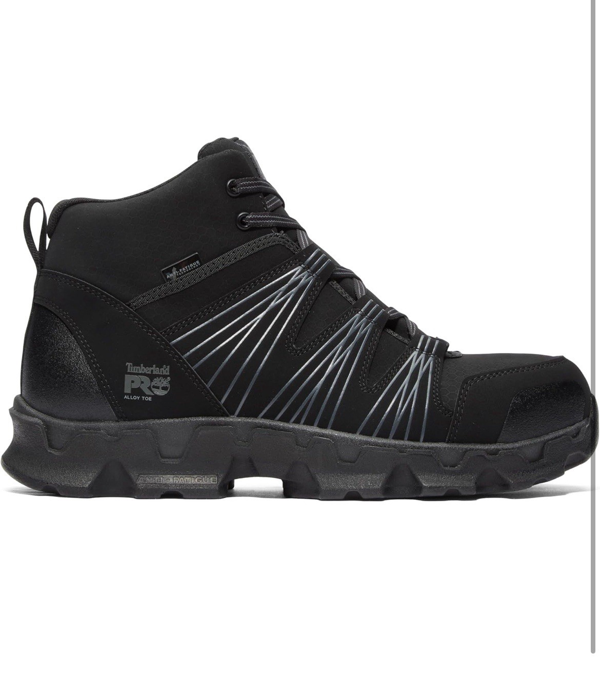 Timberland PRO Men's Powertrain Mid ESD Alloy Toe Black Hiker TB0A11QF  11.5 NEW image 7