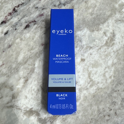 Eyeko Beach Mascara Black Volume & Lift Waterproof Cruelty-Free 0.13 fl oz