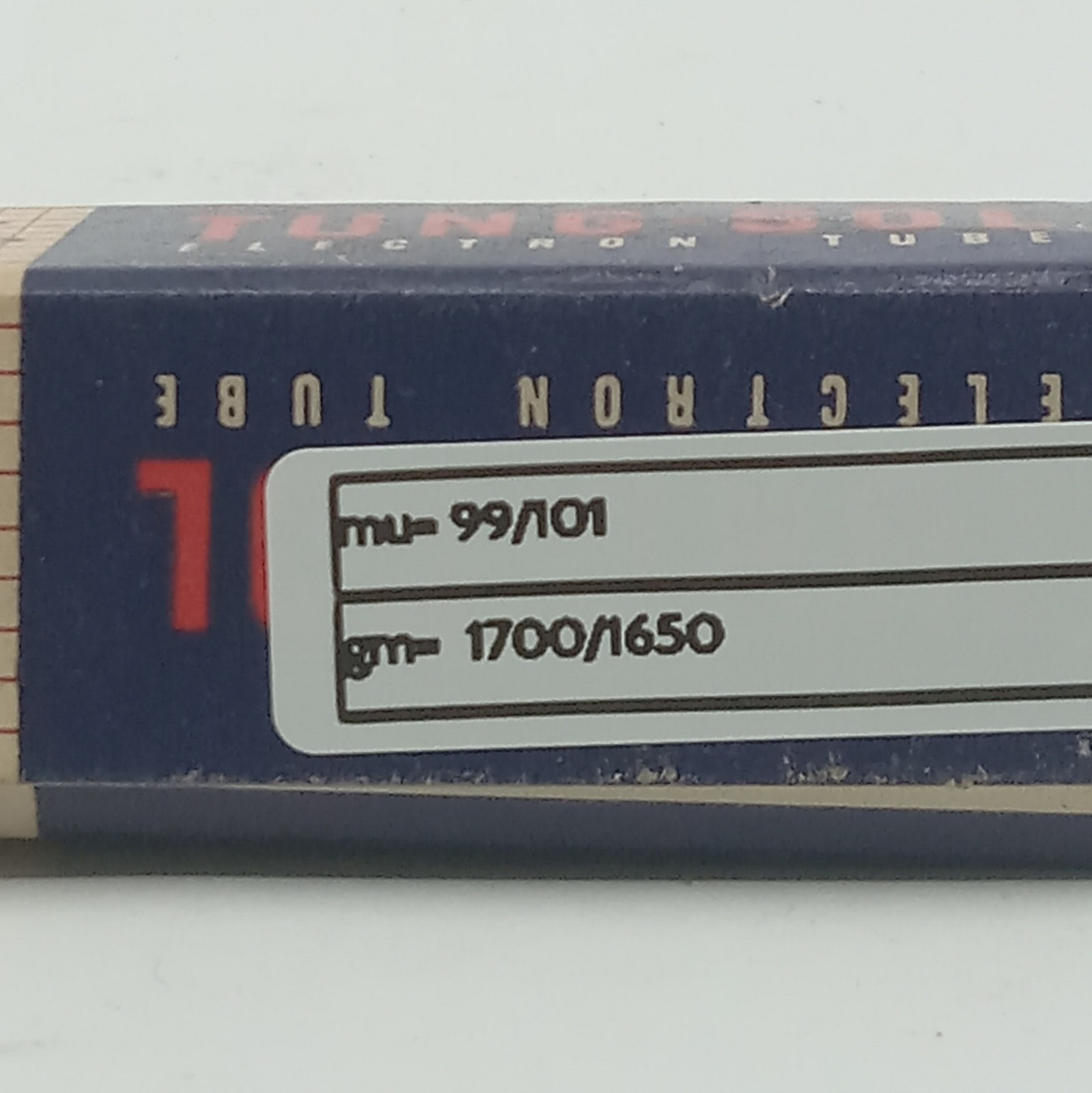 NOS TUNG SOL 12AX7/LONG BLACK PLATES/D GETTER/MAXI TESTED 