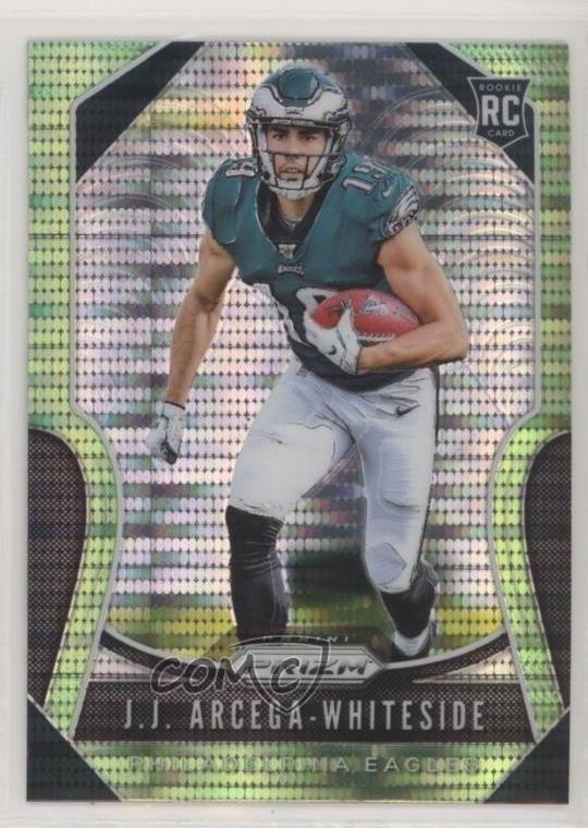JJ Arcega-Whiteside Panini Prizm #348 Neon Green Pulsar