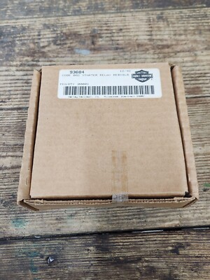 NEW OEM 1990-99 Harley Davidson P/N 93684 Recall Kit Code 082 Starter Relay KIT