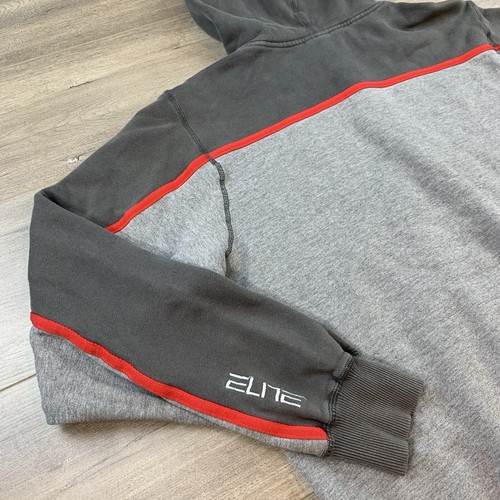 Nike Team Elite Ohio State Buckeyes 1/4 Zip Hoodie Sweatshirt Herren Medium grau - Bild 11 von 19