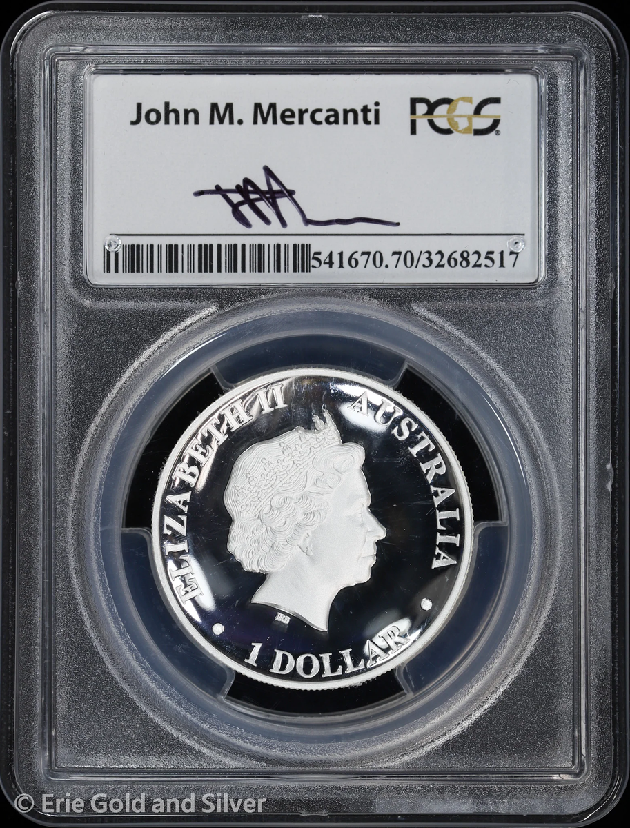オーストラリア 2015年 ＄1 ウェッジテイルイーグル PCGS MS70 2015-P Australia 1 oz Silver Proof High Relief Wedge-Tailed