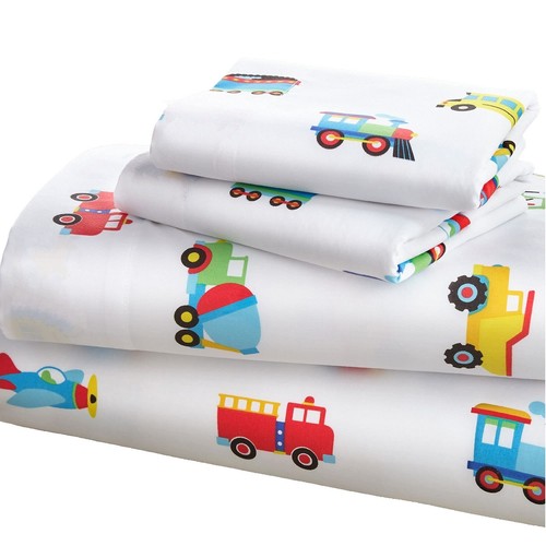 Set di lenzuola per bambini con dinosauro con stampa di