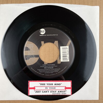EN VOGUE Free Your Mind / Just Can't Stay Away 45 EastWest 7-98487 NEW UNPLAYED