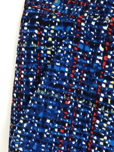 Ellen Tracy Women Skirt Straight Front Pleat Pocket Dot Print Size 10 NEW - Picture 3 of 6