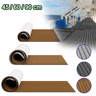 MARKENLOS Bodenbelag Matte Bootsdeckmatte Selbstklebend Boot Teak EVA Schaum Deck Teppich