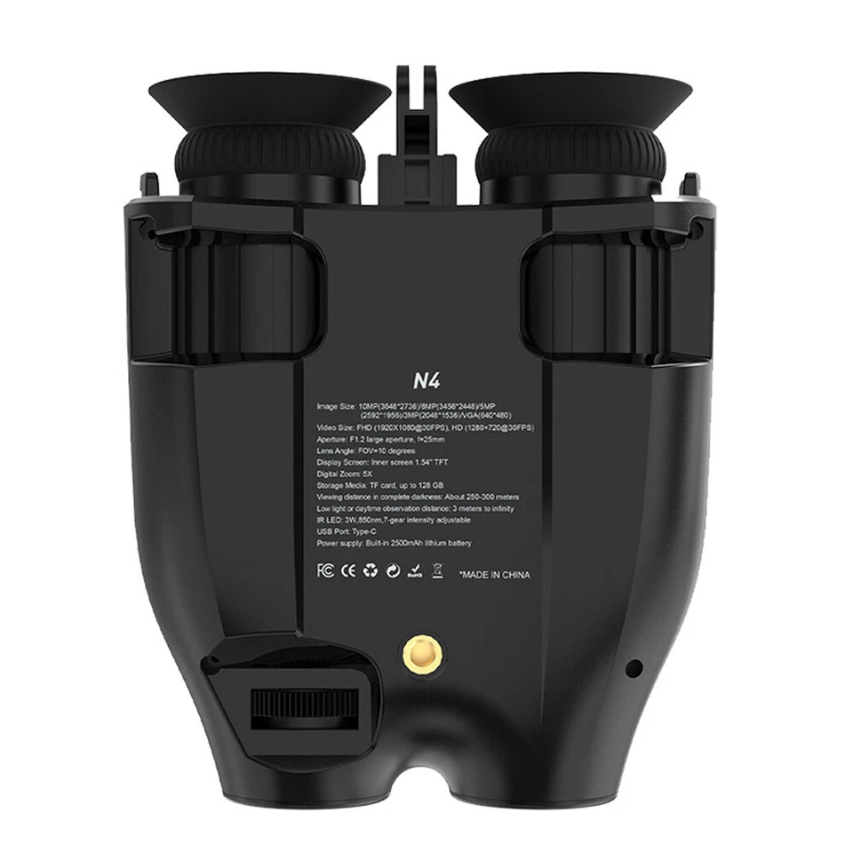 Night Vision Goggles Infrared Digital Binoculars For Day & Night Rechargeable - Image 3 of 4