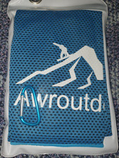GREY WHITE AWROUTDOOR GYM ICE COOLING TOWEL