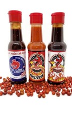 Salsa picante (paquete de 3) La Camananga Salsa Chiltepin hecha en México muestra gratuita extra